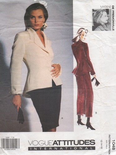 Vogue sewing pattern 1048 - vogue,
