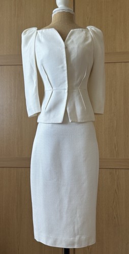 Bennett ivory peplum blazer - peplum,