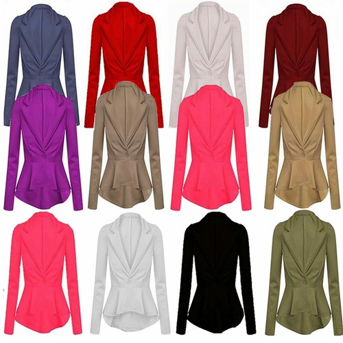 Womens peplum jacket ladies - peplum,